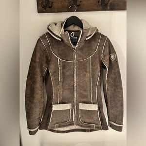 Kuhl Dani Sherpa Size S  Brown Like New